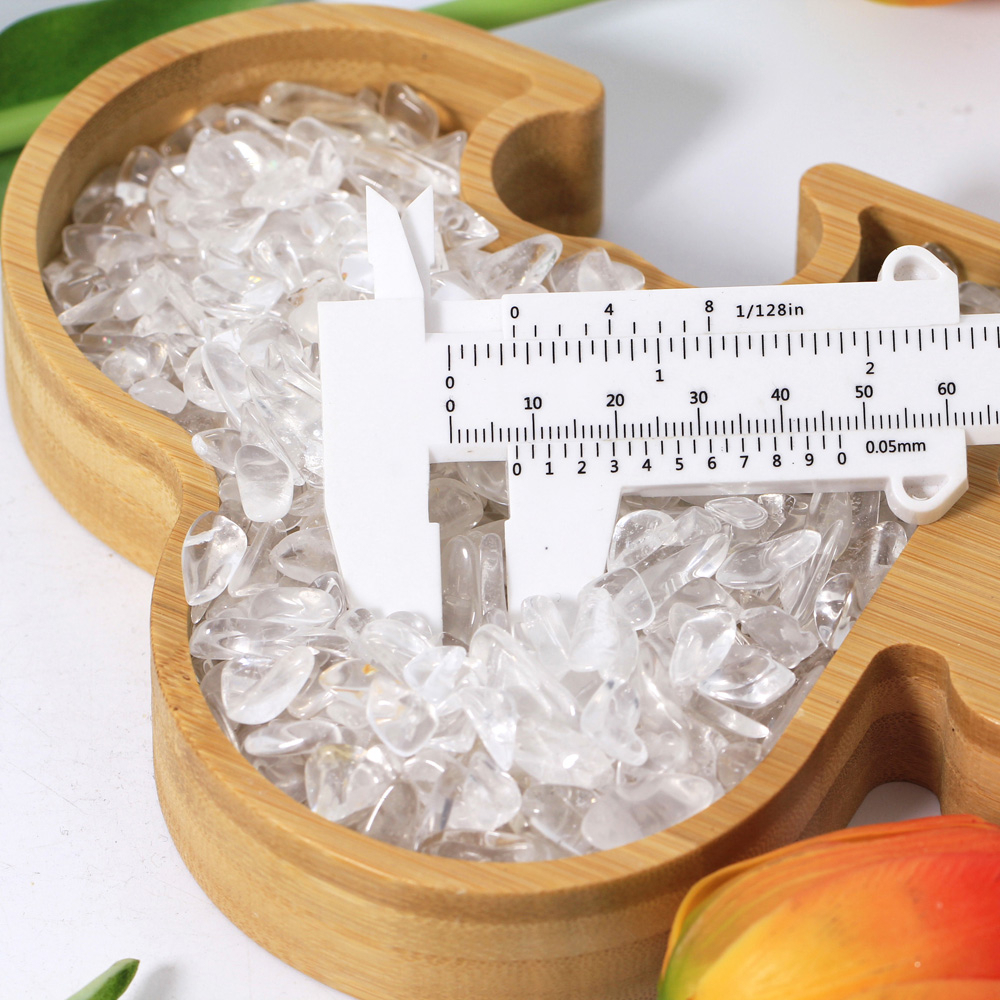 Clear Quartz Crystals Polished Natural Stone Chips 5 to 9MM 500g - Image 4