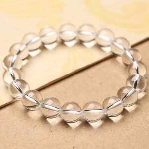 Natural Clear Quartz Crystal Bracelet | Natural Clear Quartz Crystal Bracelet
