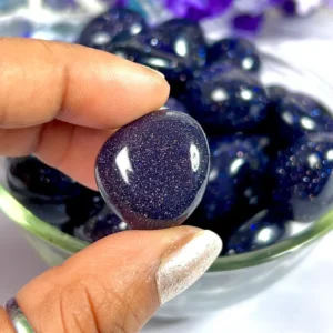 blue goldstone healing crystal
