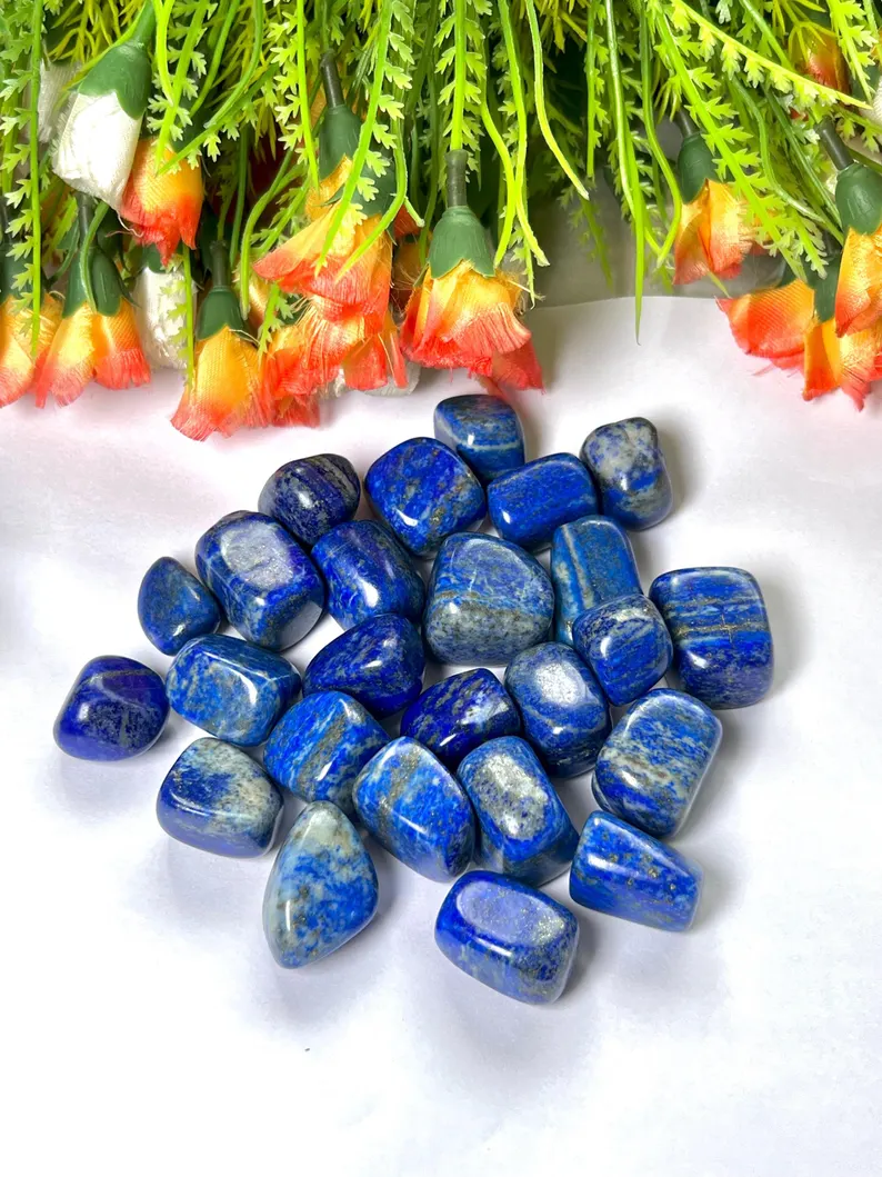 Lapis Lazuli Tumble Stone | Natural Lapis Lazuli Stones for Vastu Correction 1pc - Image 4